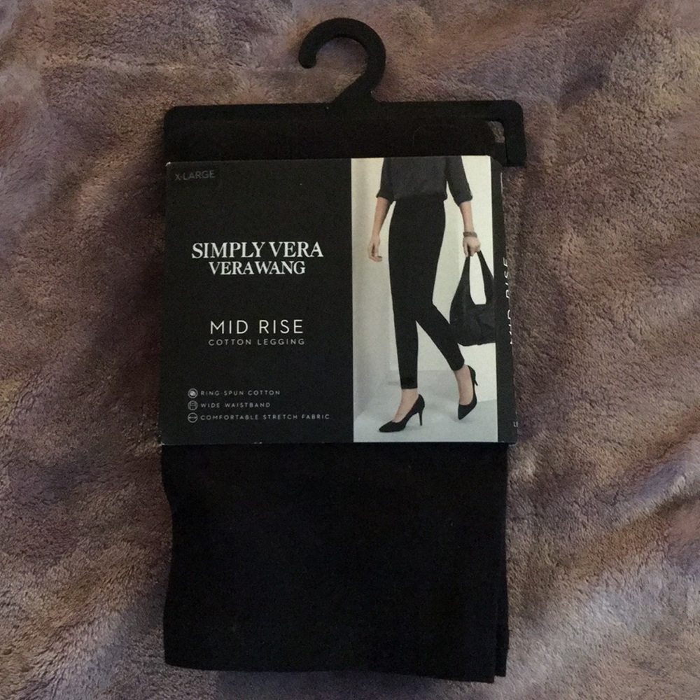 Black cotton leggings